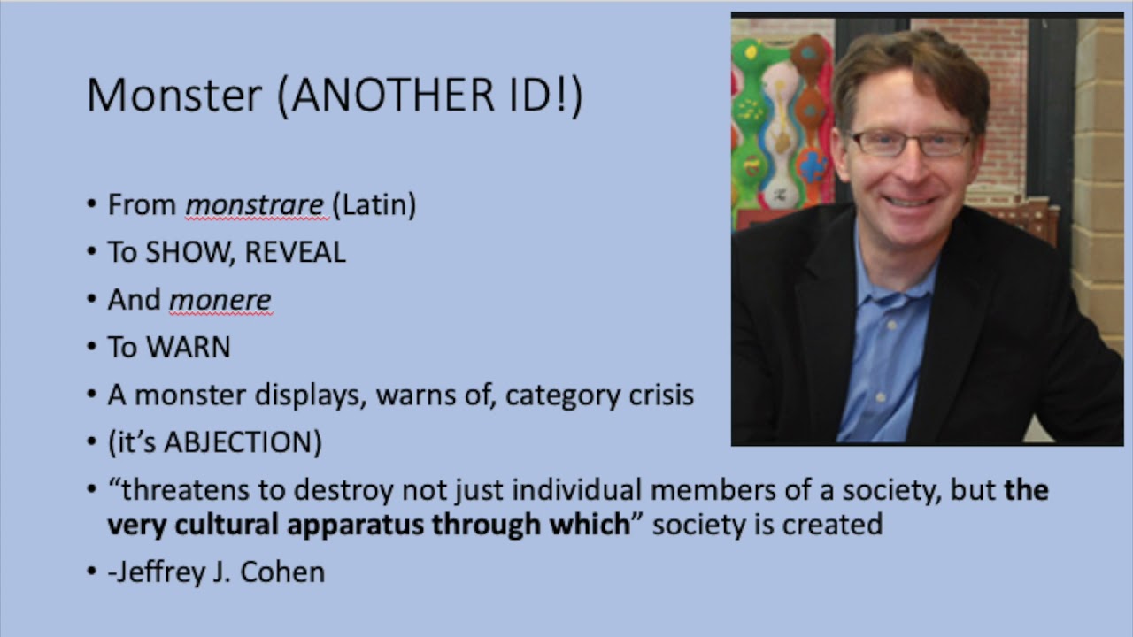 Monsters, Abjection and the Human 2021