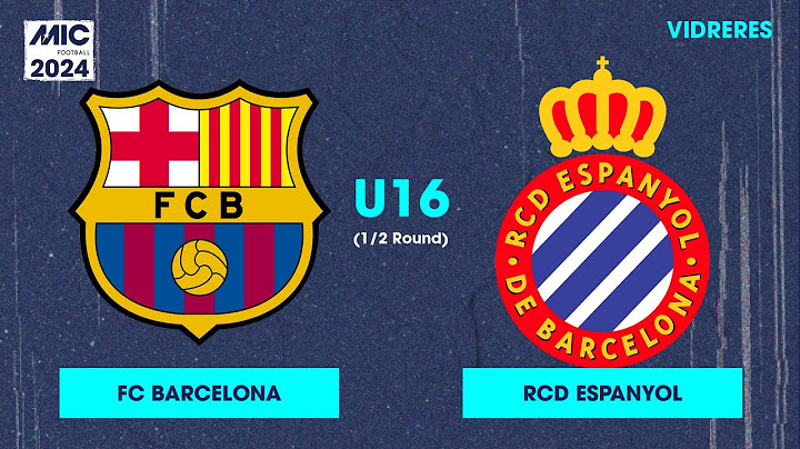 MICFootball'24 | Fase Final (1/2) - FC Barcelona vs RCD Espanyol (U16)