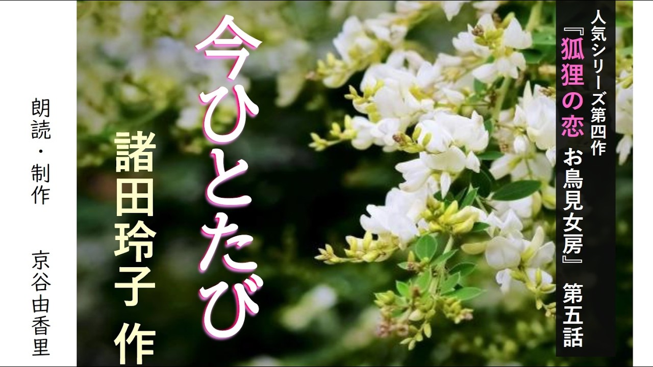超人気シリーズ小説【朗読】諸田玲子「第五話 今ひとたび」（シリーズ4作目『狐狸の恋 お鳥見女房』より）～オーディオブック～　朗読：京谷由香里