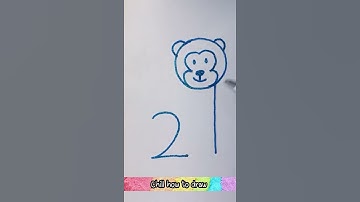 How to draw monkey Very easy
