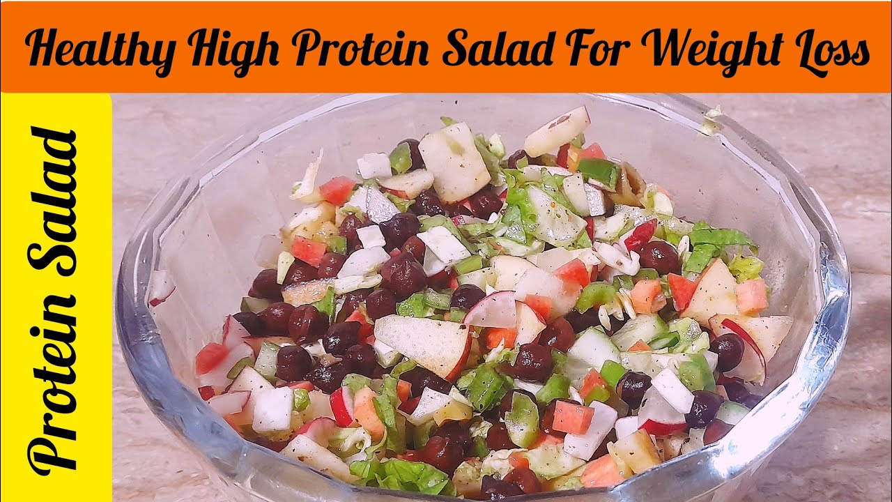 Protein Salad Recipe Healthy Protein Salad For Weight Loss Recipe