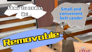 Make a belt grinding machine