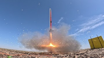 Amateur Rocket Breaking the Sound Barrier - ThunderStruck Launch