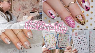 BEHIND THE SCENES IN THE NAIL STUDIO | Holiday Press on Nails, Christmas Nail Art Haul & Favourites
