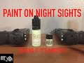 Paint On Night Sights:  Gun Glow Vs Glow On - What Works Best And Is It Worth Buying