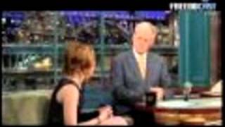 FULL Kristen Stewart on David Letterman  (Part 1)