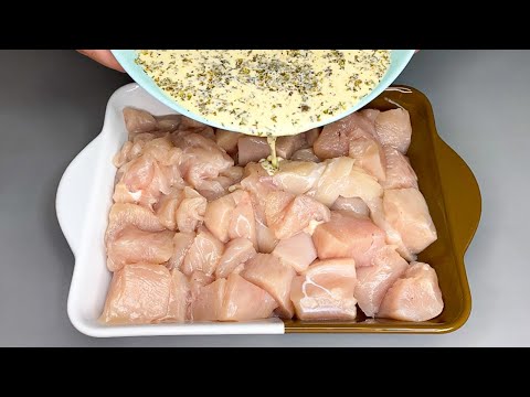 Видео рецепт Курица, запеченная в сливочном соусе