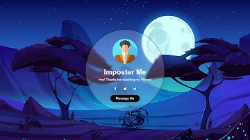 Build a Glassmorphism responsive website using HTML CSS - HTML CSS tutorial for beginners