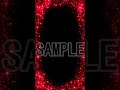 【sample】キラキラ点滅するフレームエフェクト #effects #particles #animation #effectbackground