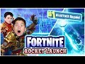 EPIC FORTNITE ROCKET LAUNCH!!! I Almost Had a Heart Attack! Victory Royale w/ Mr. Bee!