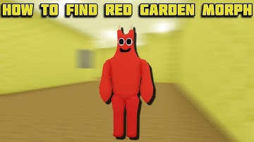 UPDATE - How To Find RED GARDEN MORPH in Find The Backrooms Morphs