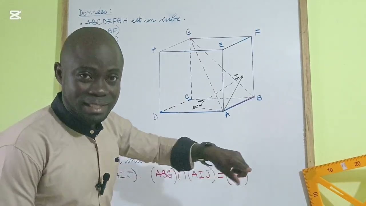GÉOMÉTRIE DE L'ESPACE 2nd C  SÉANCE 3 ET FIN 