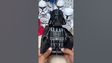I 3d printed Darth Vader #starwars #legostarwars #3dprinting #eurymakeitreal #bambulab