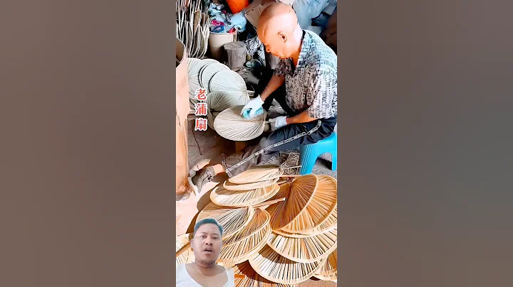 Full Steps Of Making Palm Leaf Fans 🙀 #handmade #craft #amazing