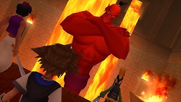 Sora VS Genie Jafar KINGDOM HEARTS HD