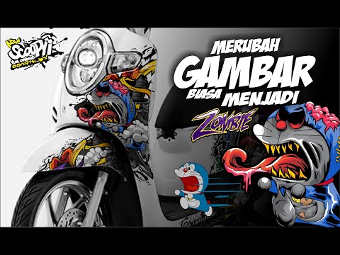 Gambar Motor Scoopy Modif Doraemon - impremedia.net