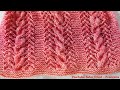 Tuto tricot motif point ajour et torsade  echarpe ajoure torsade et point mousse