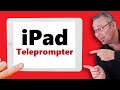 📱Convert your iPad to a teleprompter (teleprompter hacks)