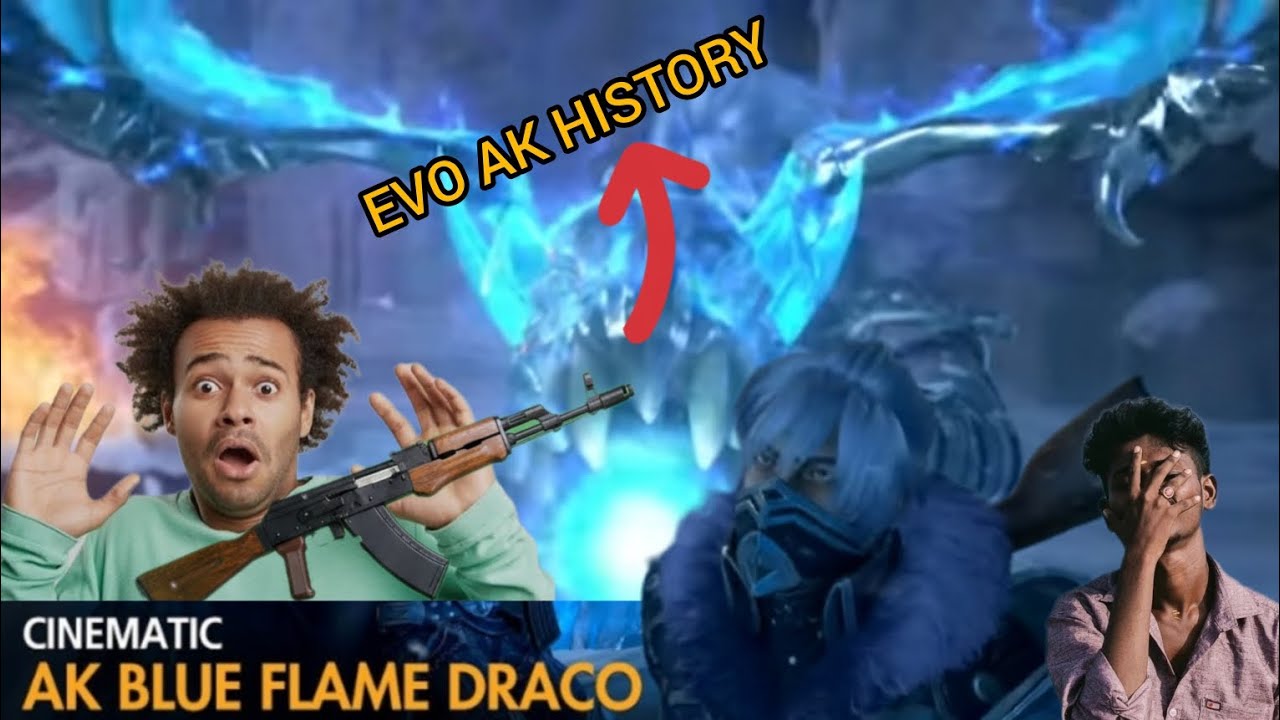 historyFree Fire-ன் முதல் Evo Gun இதுதான்! 😱Blue Flame Draco AK History! 🔥