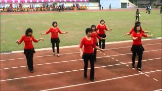 1041227 村東國小54屆校慶運動會熱場表演 - 黃厝社區媽媽舞蹈