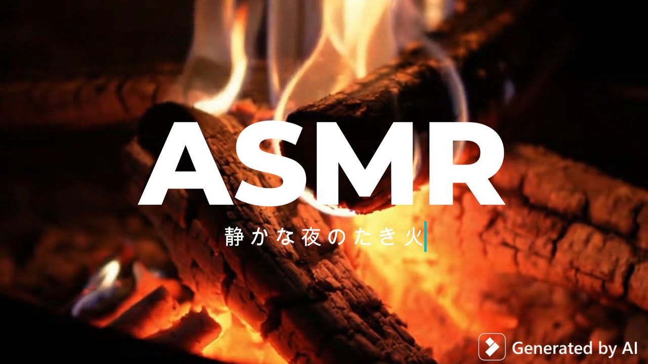【ASMR】焚き火の音 1時間半。パチパチとはぜる薪の音で安眠・深いリラックス | Campfire Sounds for Sleeping & Study (No Music)