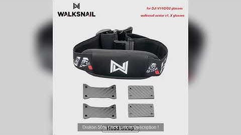 Walksnail FPV Goggles Head Strap 370-470mm Length for DJI FPV Goggles V2 Accessories Headband  for D