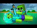 A TRISTE HISTÓRIA do BEBÊ ZUMBI no Minecraft! 😭