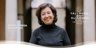 María Teresa Ronderos - 2024 Winner of the Tällberg-SNF-Eliasson Global Leadership Prize