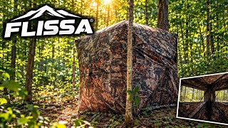 The Perfect Blind for Deer Hunting Flissa 2-3 man Blind