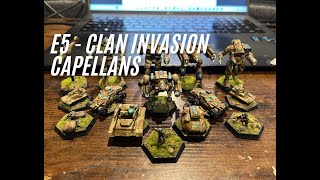 E5 - Battletech Alpha Strike 350  Capellan Clan Invasion List