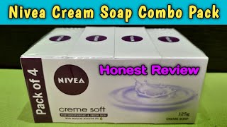 Nivea Cream Soap 4 In 1 Combo Pack | Unboxing & Review | Hindi |