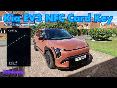 Kia EV3 NFC  Card Key - what happened next