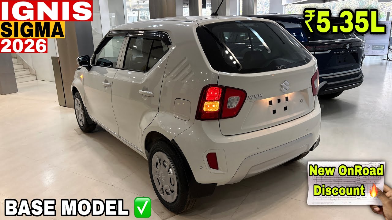 New Maruti Ignis Sigma | Ignis Base Model 2026 ✅ ₹Price Onroad Mileage & Review