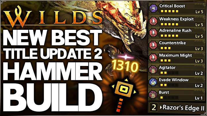 Monster Hunter Wilds - New Best OP Hammer Build - Highest Damage - Title Update 2 Set Guide!