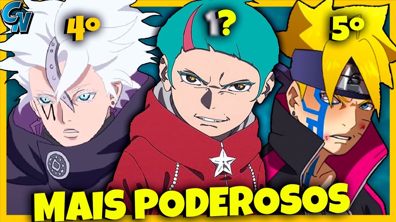 RANKING: 10 PERSONAGENS MAIS FORTES EM BORUTO