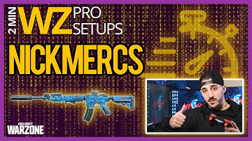 Nickmercs M4A1 and MP5 class: 2 Min Warzone Pro Setup