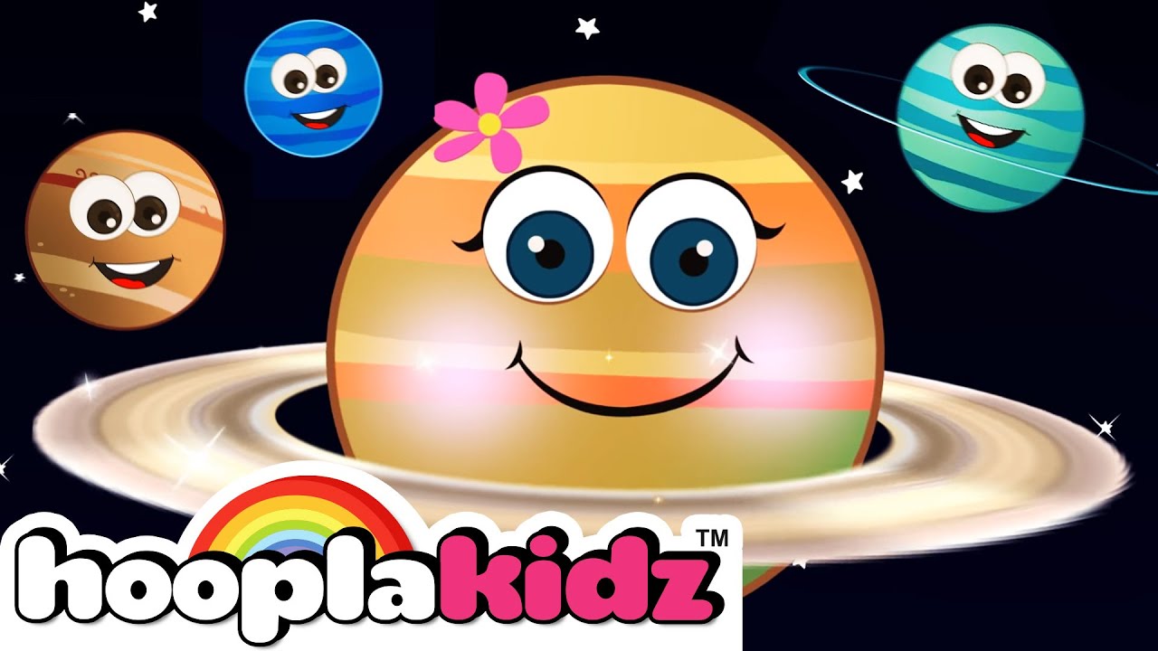 HooplaKidz | The Planets Song | Kids Songs And More