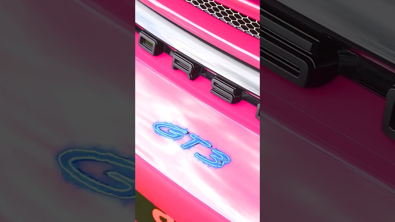 Pink Porsche Edit AdVantageAiStudio