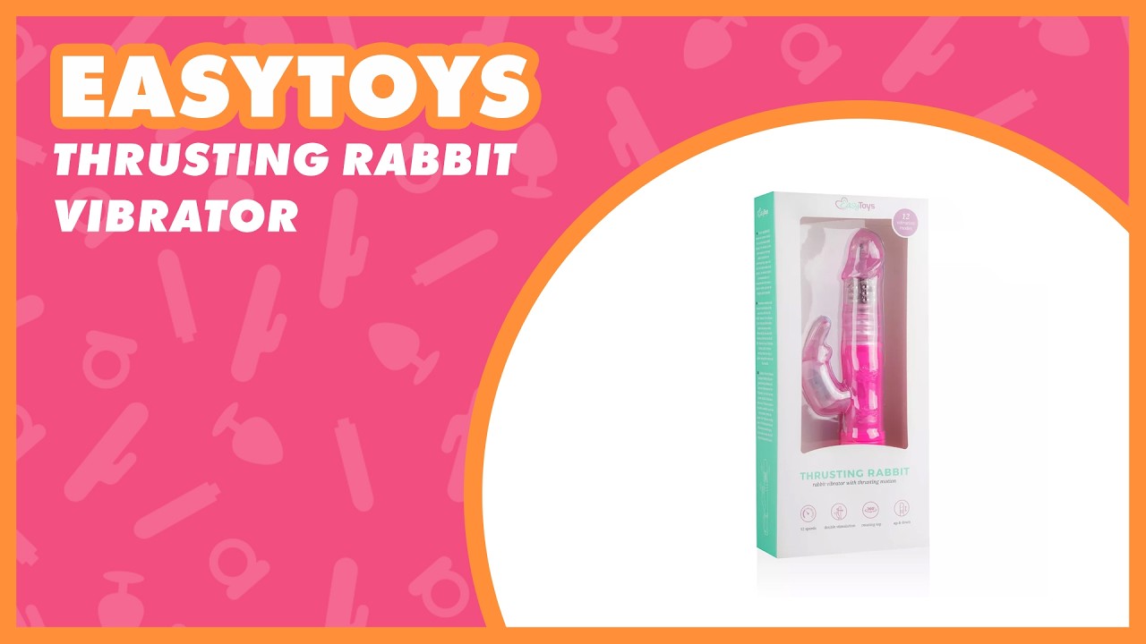 EasyToys Thrusting Rabbit Vibrator | Dual Stimulation & Rotating Beads 💗 EasyToys