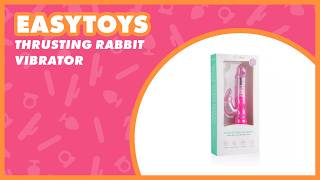 EasyToys Thrusting Rabbit Vibrator | Dual Stimulation & Rotating Beads 💗 EasyToys