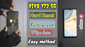 Vivo Y72 5G hard reset | factory reset | wipe data | password remove | pattern unlock | easy method!