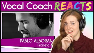 Vocal Coach reacts to Pablo Alborán - Prometo (Live En Vivo)