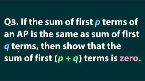 Class-10 Exams: Arithmetic Progression questions - 4
