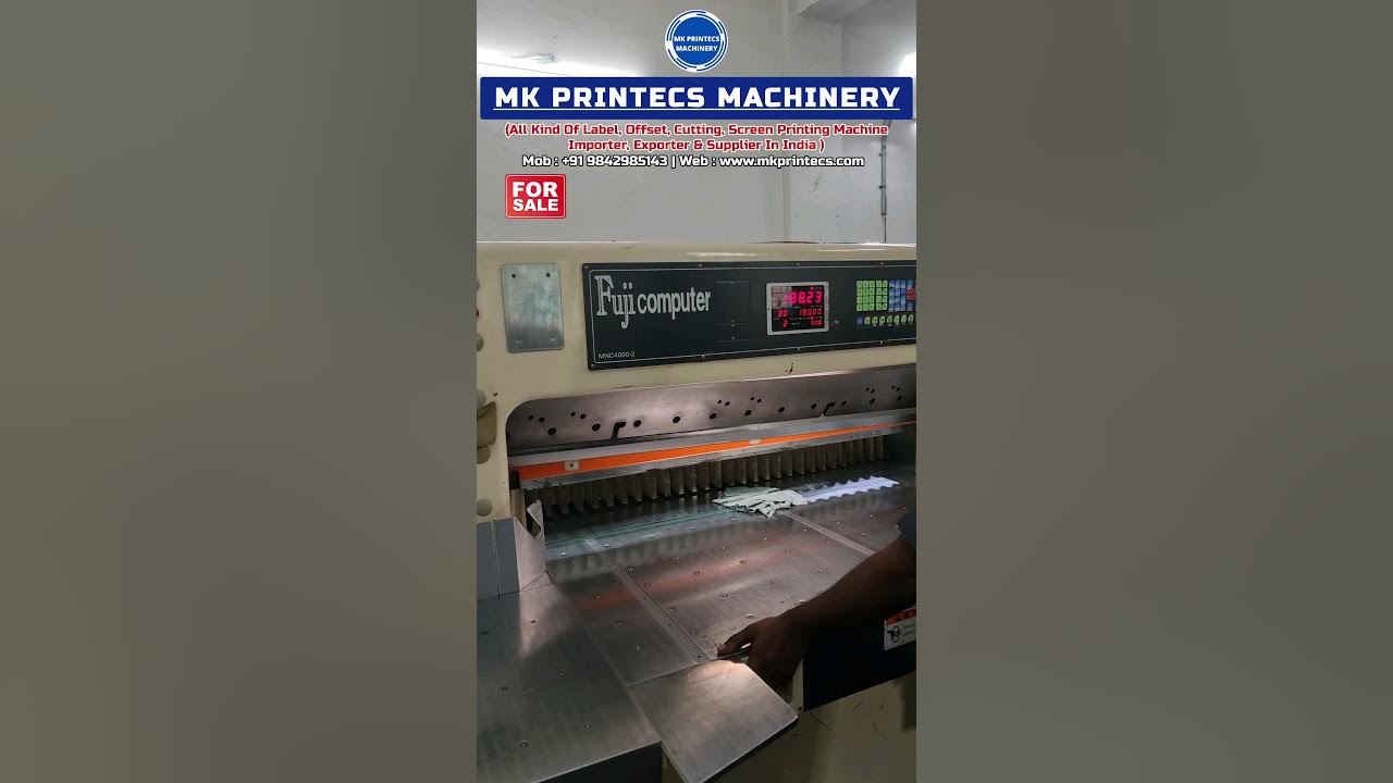 FUJI COMPUTER 13204P PAPER CUTTING MACHINE FOR SALE KAMATCHI