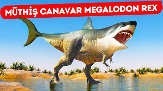 Megalodon Ile T-Rex Evrim Geçirip Tek Bir Canavara Dönüşse Ne Olurdu
