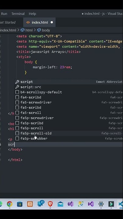 CREATING JAVASCRIPT ARRAYS USING NEW KEYWORD #html #css #javascript # ...