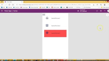 Lesson147 -  Flyout Menu Coloring and Full Clickable - Power Apps 1000 Videos