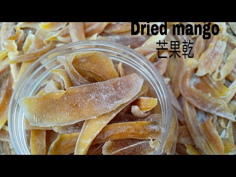 How to make dried mango/green mango sugar /@Ming's