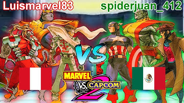 Marvel vs Capcom 2: New Age of Heroes - Luismarvel83 vs spiderjuan_412