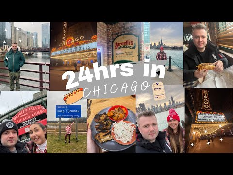 24 HOURS IN CHICAGO!! | road trip from Canada to America, how much can we do in 24hours in Chicago?